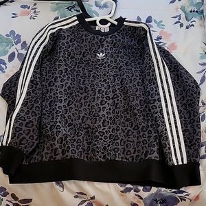 Black Leopard Crewneck Sweatshirt